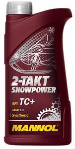 MANNOL 2-TAKT SNOWPOWER 1л  (масло моторное для 2-такт. снегоходов)